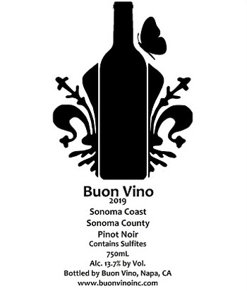2019 Sonoma Coast Pinot Noir